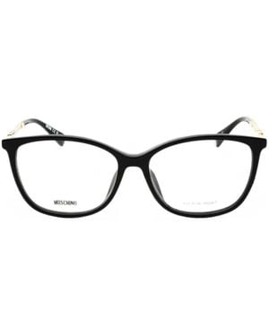 Moschino Rectangular-Frame Glasses - Black
