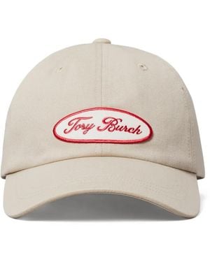 Tory Burch Logo-Patch Baseball Cap - Gray