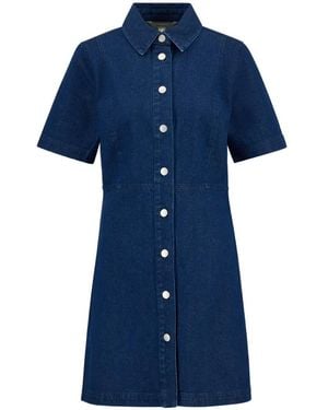 Barbour Maia Denim Mini Dress - Blue