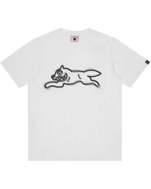 ICECREAM T-Shirt Met Hondenprint - Wit