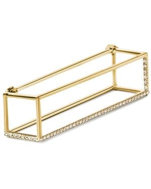Shihara 18Kt Prism 30 Diamond Single Earring - Metallic