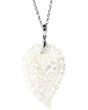 Tamara Comolli 18K Mother Of Pearl India Pendant Necklace - White