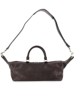 Marge Sherwood Dumpling Ew Leather Tote Bag - White