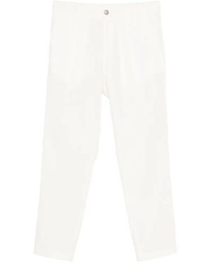 Herno Button Straight Trousers - White
