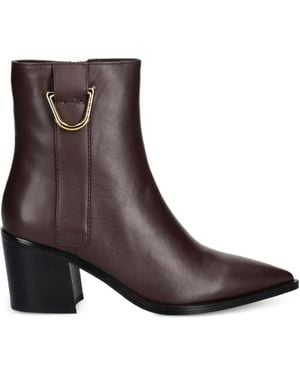 Coccinelle Pointed-Toe Buckled Boots - Brown