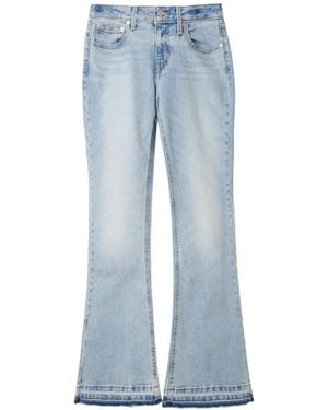 Levi's Faded Flared-Hem Jeans - Blue