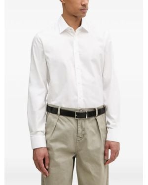 Michael Kors Camisa Con Logo Bordado - Blanco