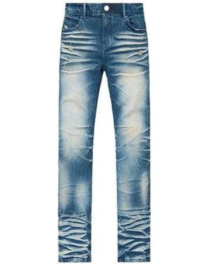 RTA Clayton Stacked Jeans - Blue