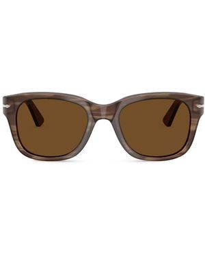 Persol スクエアフレーム サングラス - ブラウン