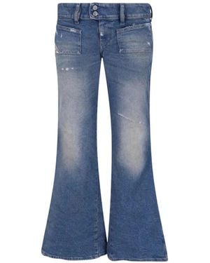 DIESEL D-Hush Bootcut Jeans - Blue