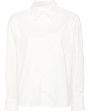 Reformation Andy Organic-Cotton Shirt - White