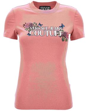 Versace Jeans Couture T-Shirts And Polos - Pink