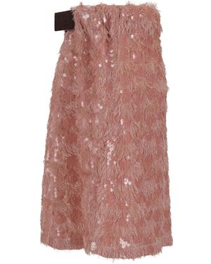 Niccolò Pasqualetti Chimera Midi Skirt - Pink