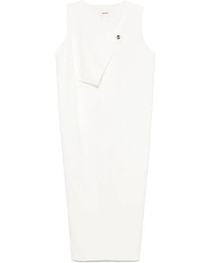 KHAITE Crispin Dress - White