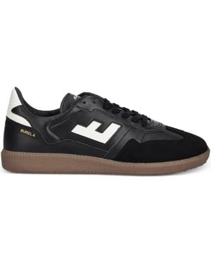 Flamingos Burela Slim Paneled Sneakers - Black