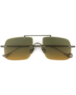 Eyepetizer Filangieri Rectangle-Frame Sunglasses - Green