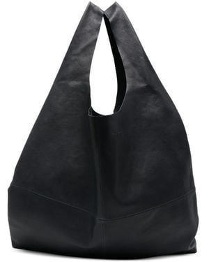 Cortana Xl U Slouchy Panelled Shopper Tote Bag - Black