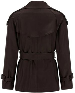 Tagliatore Savannah Double-Breasted Trench Coat - Black