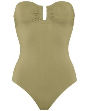 Eres Cassiopée Bustier One-Piece Swimsuit - Green