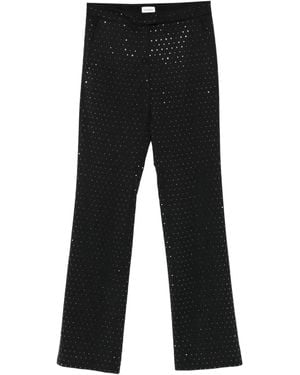 ANDAMANE Crystal-Embellished Trousers - Black