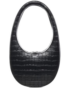 Coperni Leather Shoulder Bag - Black