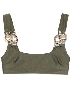 Jonathan Simkhai Wilda Bikini Top - Green