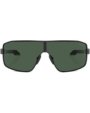Prada Linea Rossa Gafas De Sol Con Montura Oversize - Verde