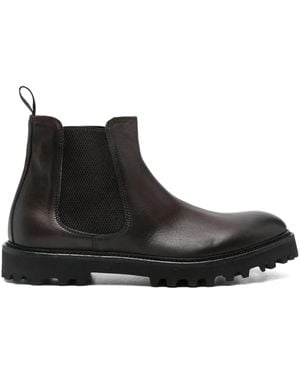 F.LLI RENNELLA Stiefel Aus Leder - Schwarz