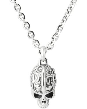 Emanuele Bicocchi Oversize Skull Necklace - White