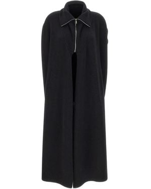 Coperni Zip-Detail Coat - Black