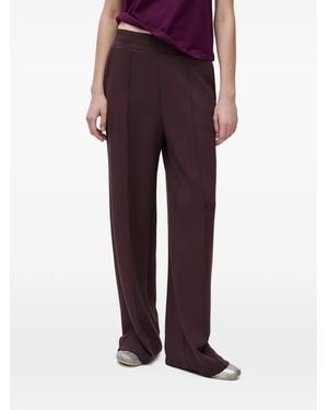 Benetton Seam-Detail Trousers - Red