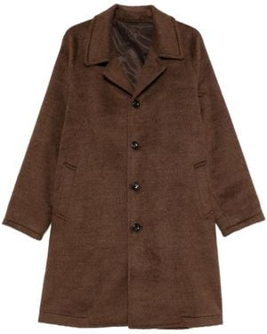 Luigi Bianchi Wool Coat - Brown