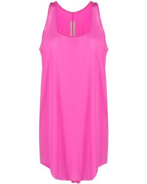 Rick Owens Raw-Cut Asymmetric Tank Top - Pink