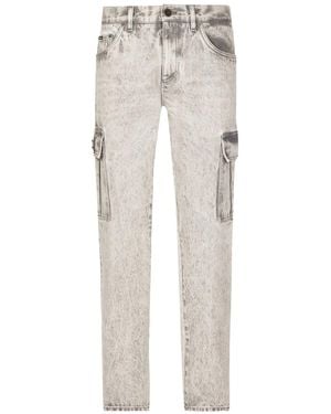 Dolce & Gabbana カーゴジーンズ - ホワイト