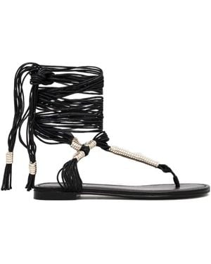 Agl Attilio Giusti Leombruni Sandalen mit Schnürung - Schwarz
