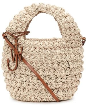 JW Anderson Popcorn Crossbodytas - Naturel