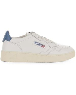 Autry Medalist Leather Trainers - White