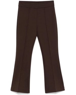 Blanca Vita Flared Trousers - Brown