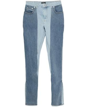 Mugler Bi-colour Skinny Jeans - Blue