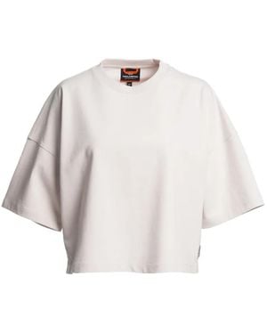 Parajumpers Cropped Short-Sleeve T-Shirt - White