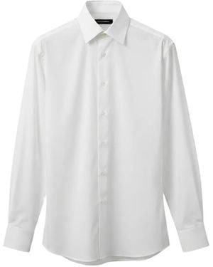Dolce & Gabbana Poplin Button-Up Shirt - White