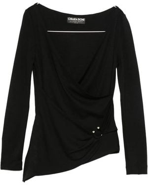 La Petite Robe Di Chiara Boni Asymmetric Blouse - ブラック