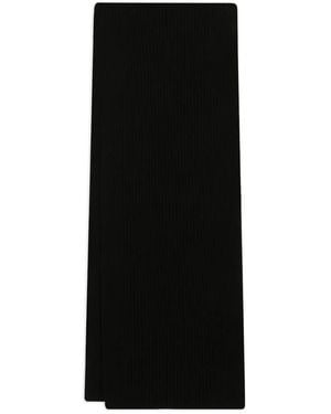 Dolce & Gabbana Ribgebreide Sjaal - Zwart