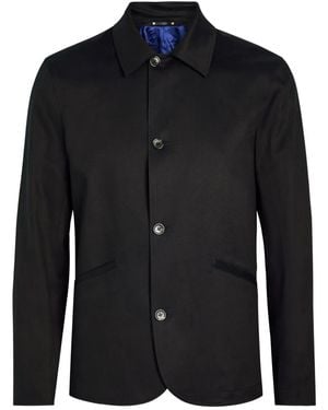 Paul Smith Long-Sleeve Button Shirt Jacket - Black