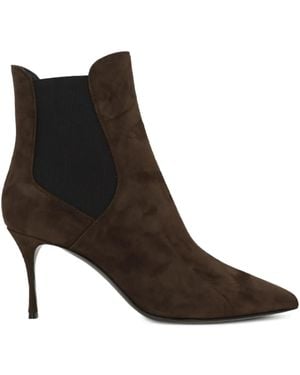 Sergio Rossi Pointed-Toe Boots - Brown