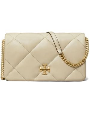 Tory Burch Bandolera Kira con acolchado de rombos - Neutro