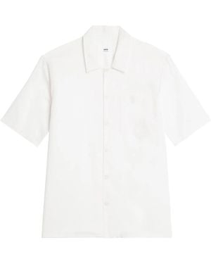 Ami Paris Short-Sleeve Shirt - White