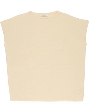 Slowear Zanone Katoenen T-Shirt - Naturel