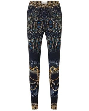 CAMILLA Song Of The Solstice-Printed Leggings - Grey