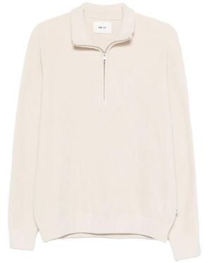 NN07 Pull Danny 6429 À Col Zippé - White